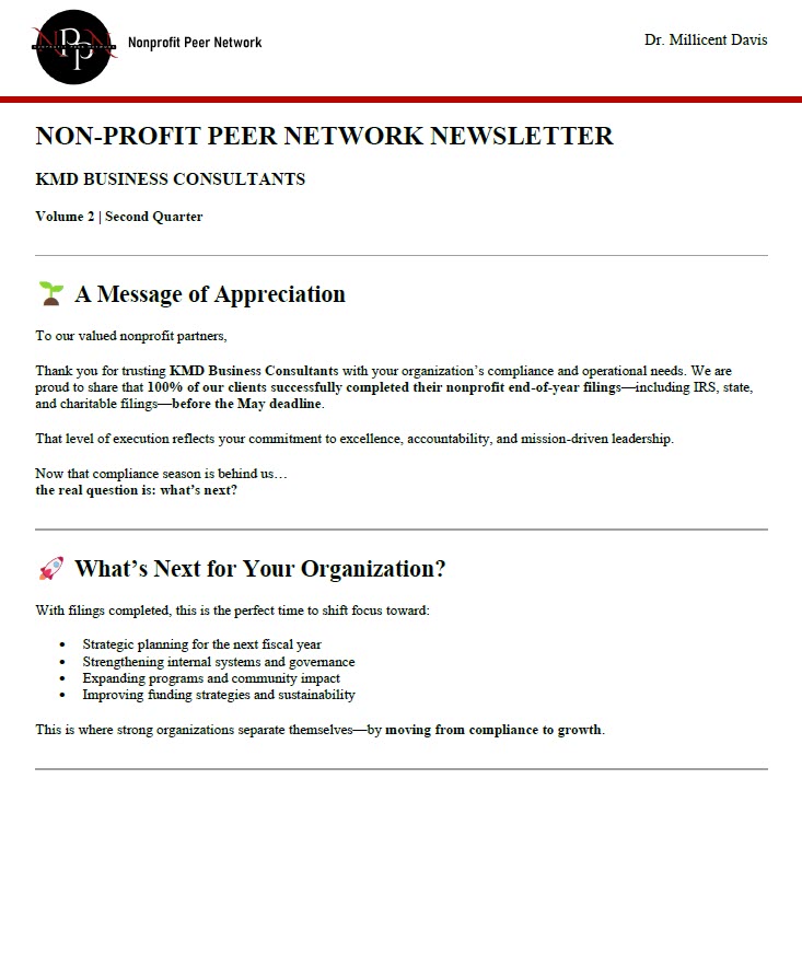 Newsletter 2